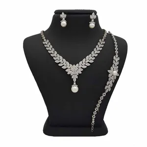 نیم ست نقره زنانه ترمه 1 کد SE 1035