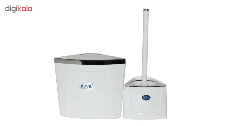 عکس شماره 5 : ست سطل زباله و فرچه سویل مدل pyra