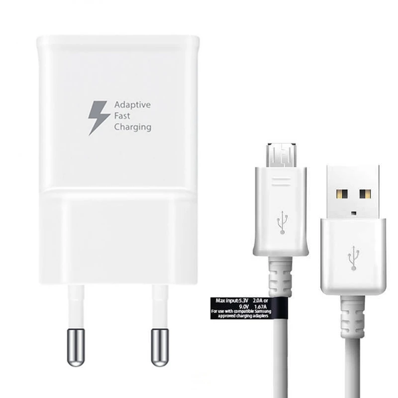 شارژر دیواری مدل EP-TA20EWE به همراه کابل تبدیل microUSB