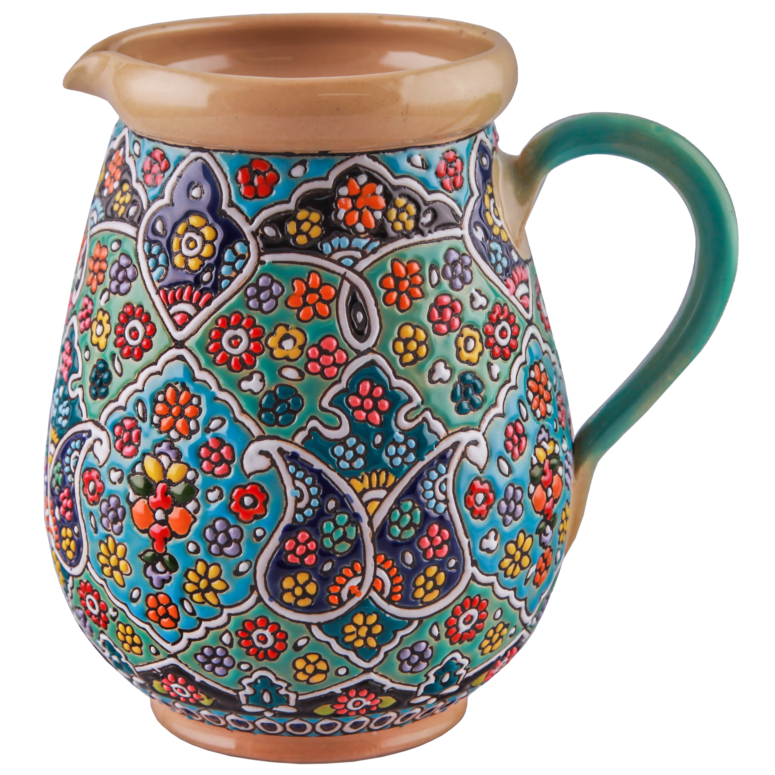 پارچ میناکاری سفالی کد 79094