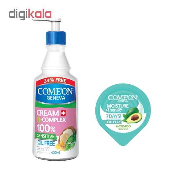 کرم مرطوب کننده کامان مدل Oil Free حجم 400 میلی لیتر به همراه کرم نرم کننده مدل oil plus حجم 7 میلی لیتر کرم مرطوب کننده کامان مدل Oil Free حجم 400 میلی لیتر به همراه کرم نرم کننده مدل oil plus حجم 7 میلی لیتر