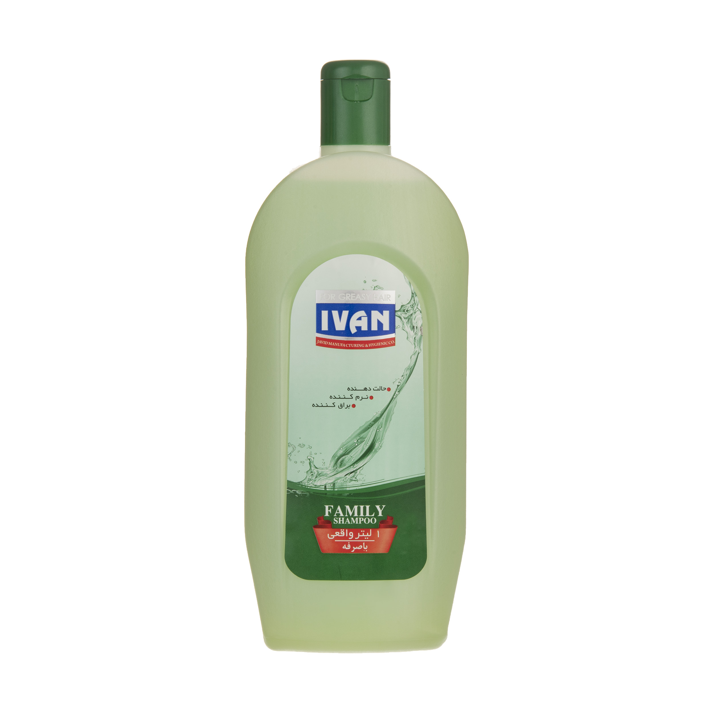 شامپو مو ایوان مدل Green حجم 1000 میلی لیتر