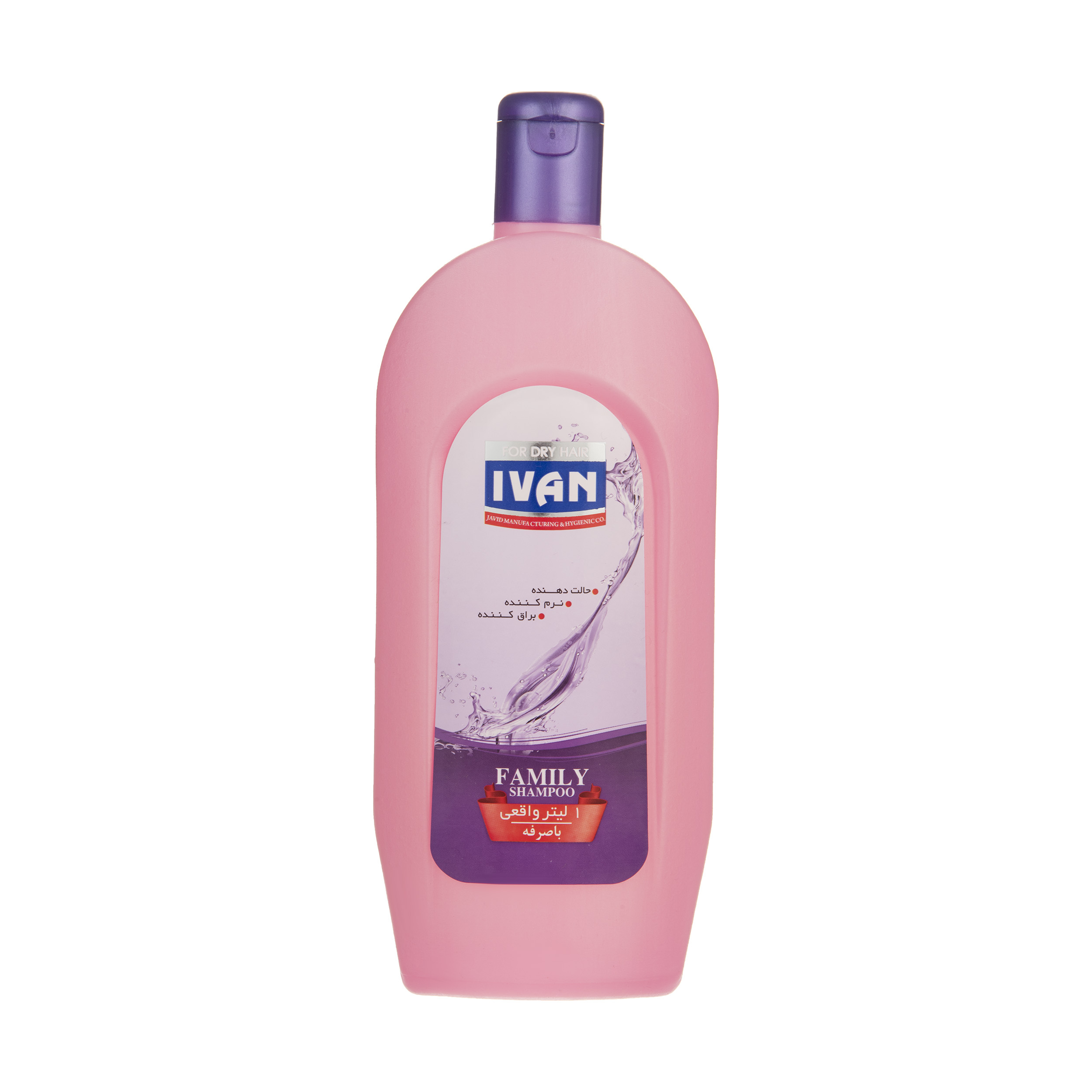 شامپو مو ایوان مدل Pink حجم 1000 میلی لیتر