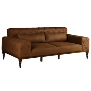 مبل راحتی سه نفره چشمه نور کد MA-314/3-BR-BR