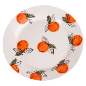 بشقاب طرح پرتقال مدل QO03