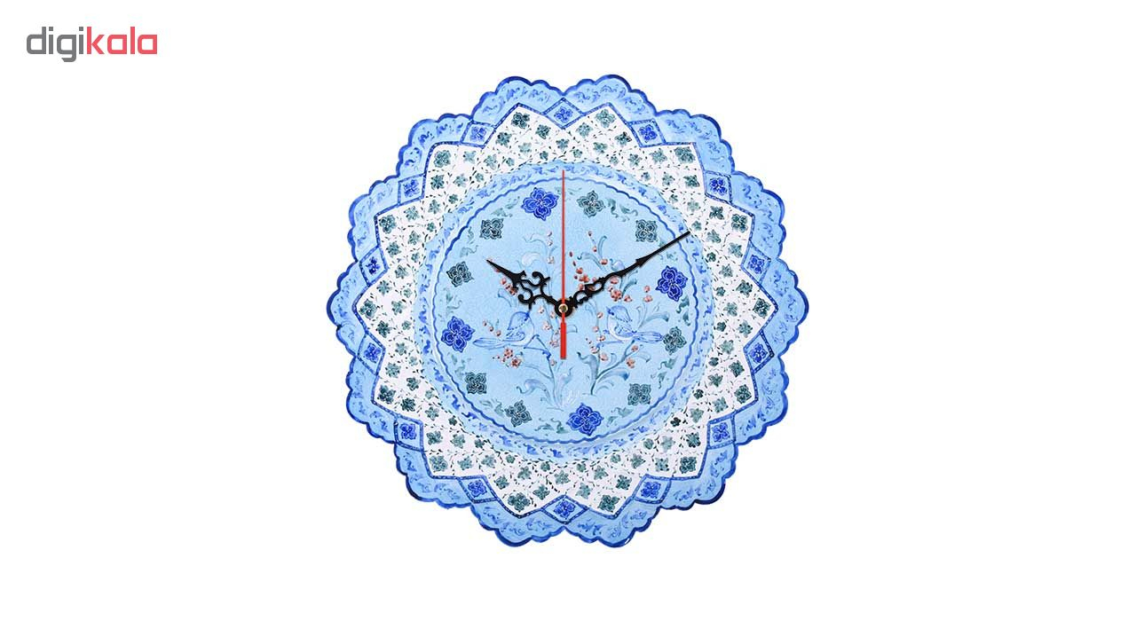 ساعت مسی میناکاری صالحی زاده طرح کندو 00-25 سایز 30 سانتی‌متر
