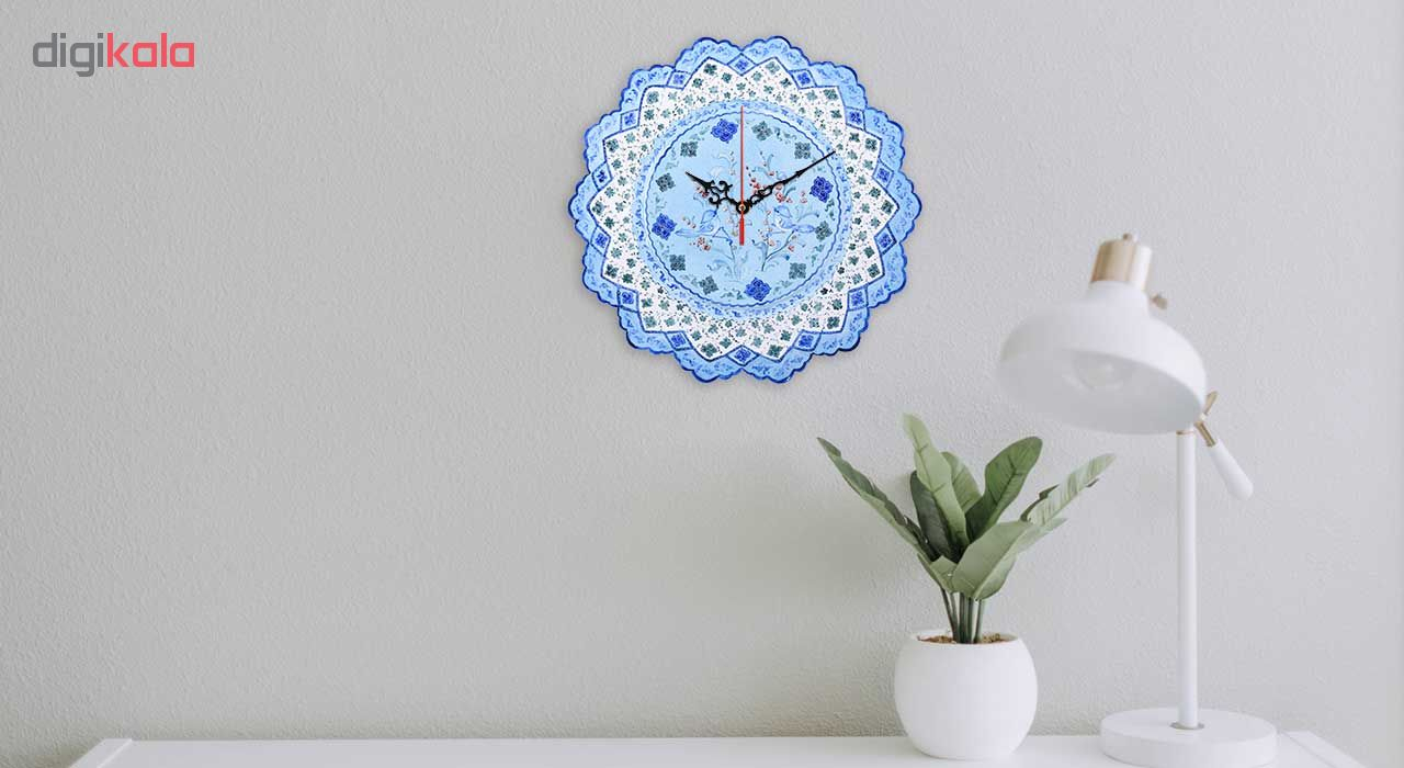 ساعت مسی میناکاری صالحی زاده طرح کندو 00-25 سایز 30 سانتی‌متر