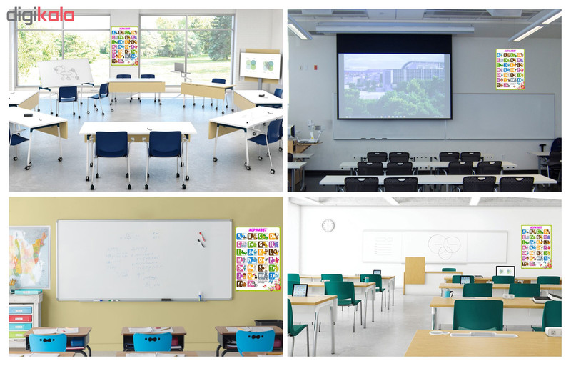 پوستر آموزشی چاپ پارسیان طرح آموزش زبان انگلیسی مدل ALPHABET 013