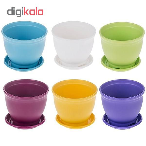 گلدان کلاسیک مدل G3025 مجموعه 6 عددی