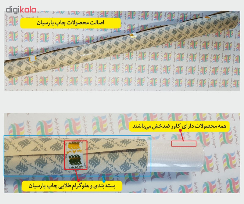 پوستر آموزشی چاپ پارسیان طرح آموزش زبان انگلیسی مدل 016 NUMBERS