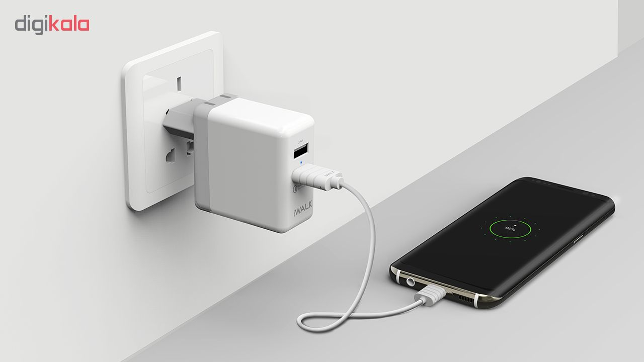 شارژر دیواری آی واک مدل ADL008Q
