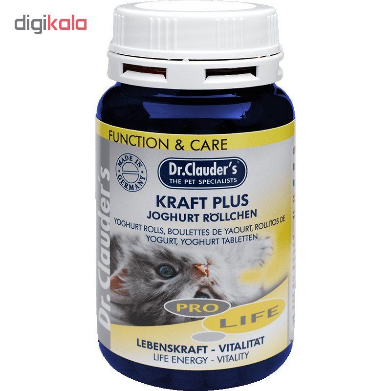 قرص مولتی ویتامین و تقویت کننده گربه دکتر کلادر مدل Kraft Plus وزن 100 گرم