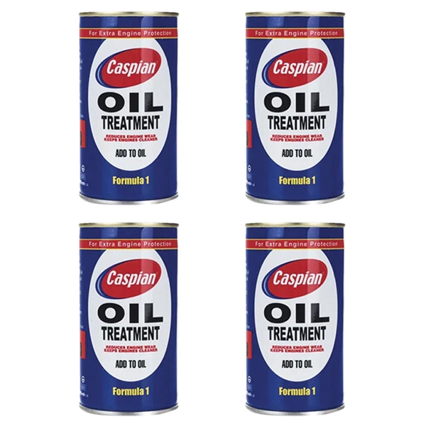 مکمل روغن موتور خودرو کاسپین مدل Formula 1 حجم 300 میلی لیتر بسته 4 عددی