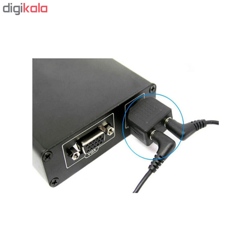 مبدل 1 به 2 AUX مدل AU-12 بسته 3 عددی