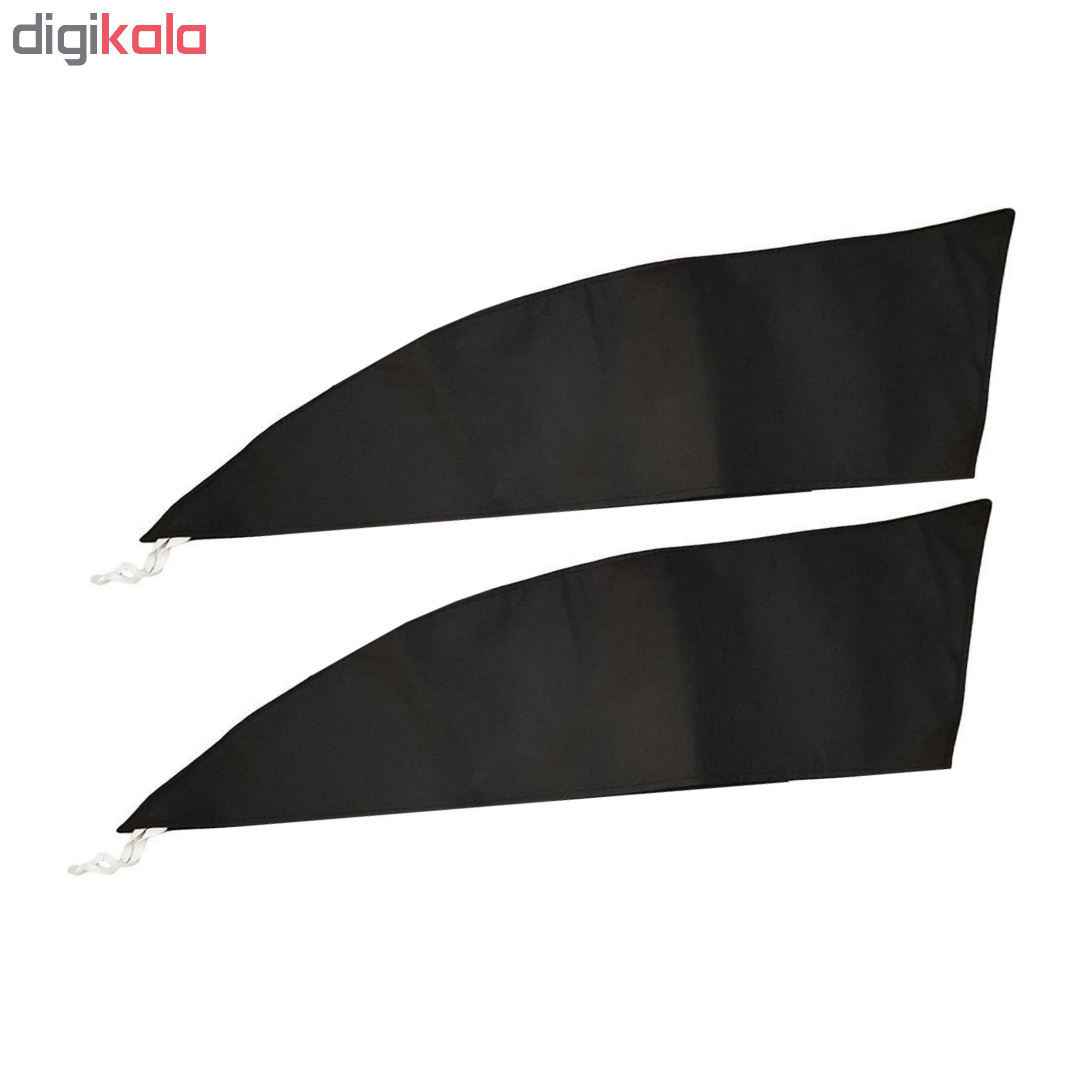 آفتاب گیر شیشه خودرو مدل PZ01 مناسب برای پراید 131 بسته 2 عددی