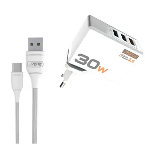  شارژر دیواری آسپور مدل A858Q  به همراه کابل تبدیل USB-C