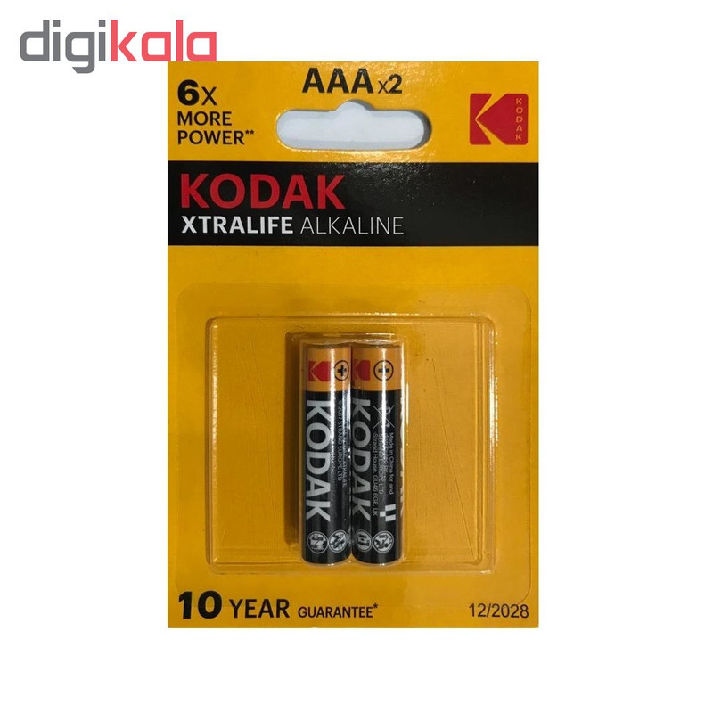 باتری نیم قلمی کداک مدل XTRALIFE بسته 2 عددی