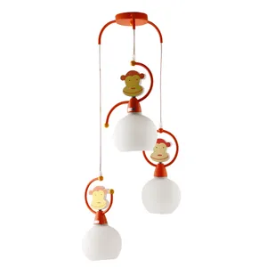 چراغ آویز کودک طرح میمون کد B917