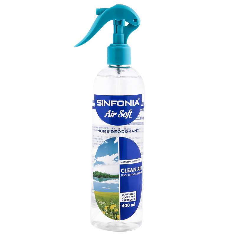 اسپری خوشبو کننده هوا سین فونیا مدل Air Soft Clean Air حجم 400 میلی لیتر اسپری خوشبو کننده هوا سین فونیا مدل Air Soft Clean Air حجم 400 میلی لیتر