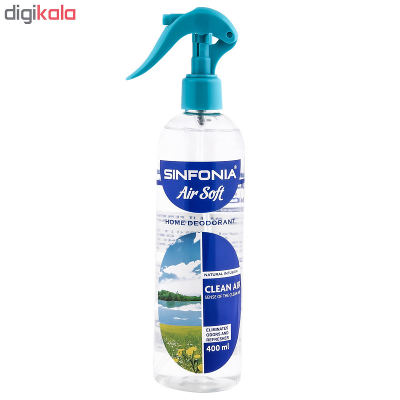 اسپری خوشبو کننده هوا سین فونیا مدل Air Soft Clean Air حجم 400 میلی لیتر