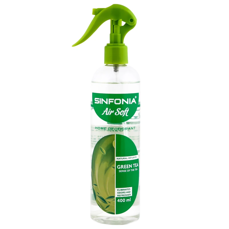 اسپری خوشبو کننده هوا سین فونیا مدل Air Soft Green Tea حجم 400 میلی لیتر