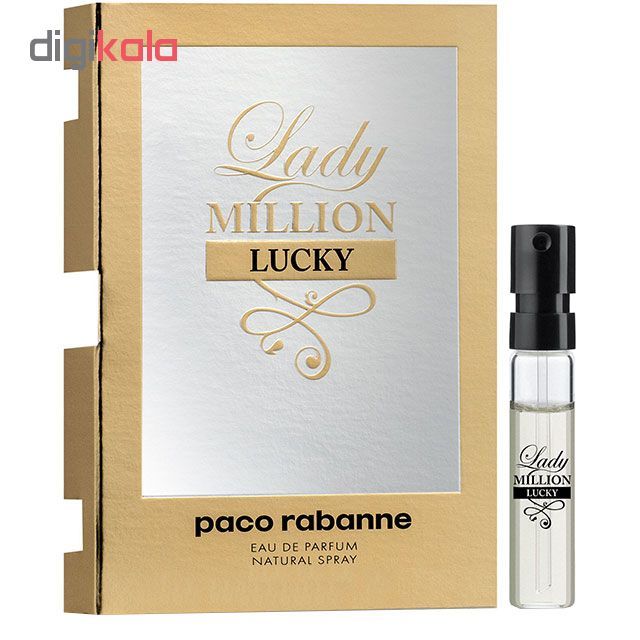 عطر جیبی زنانه پاکو رابان مدل Lady Million Lucky حجم 1.5 میلی لیتر -  - 2