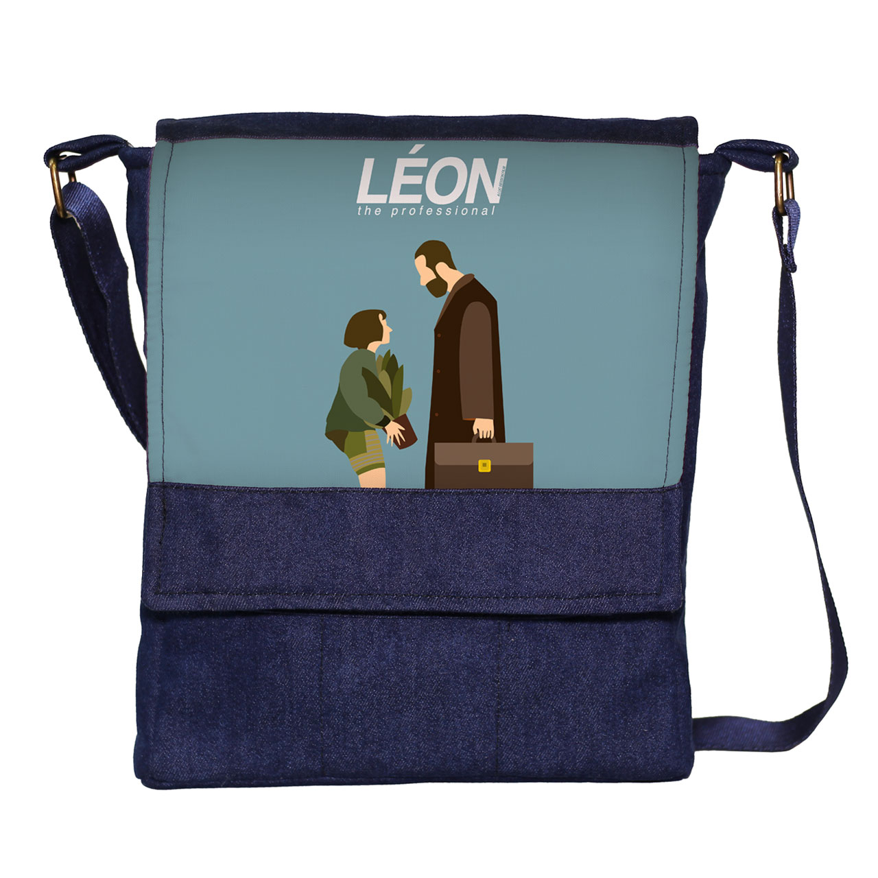 کیف دوشی گالری چی چاپ طرح leon کد 1044
