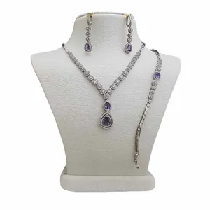 نیم ست نقره زنانه ترمه 1 کد SE 1048