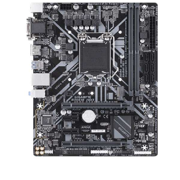 مادربرد گیگابایت مدل B360M HD3 rev. 1.0 مادربرد گیگابایت مدل B360M HD3 rev. 1.0