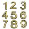 تابلو نشانگر طرح شماره واحد مدل snumb مجموعه 9 عددی