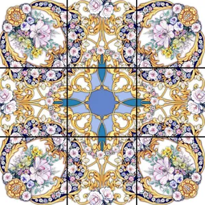تایل سقفی مدل AZ33034 سایز 60*60 سانتی متر بسته 9 عددی 