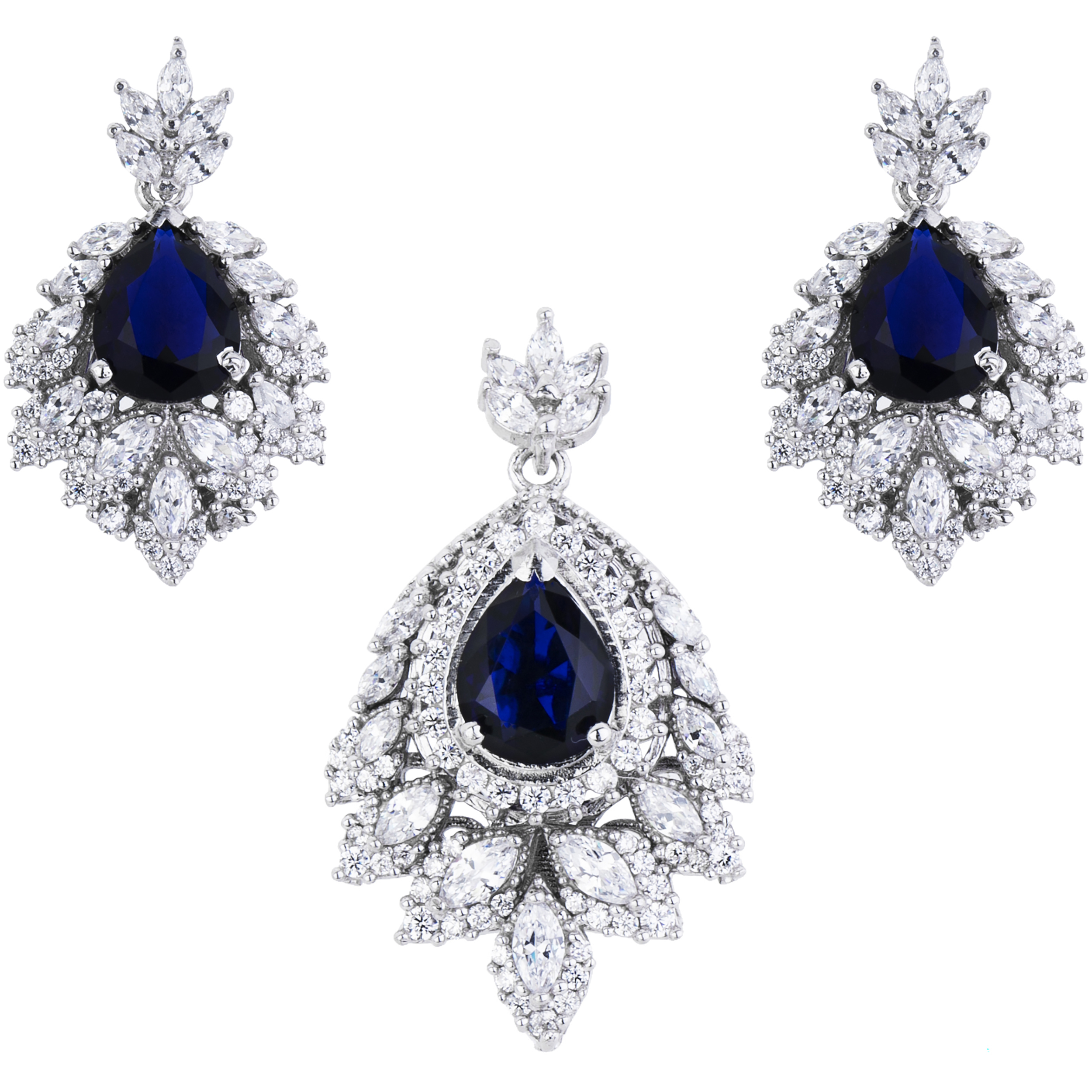 نیم ست نقره زنانه اکنو مدل OK4039