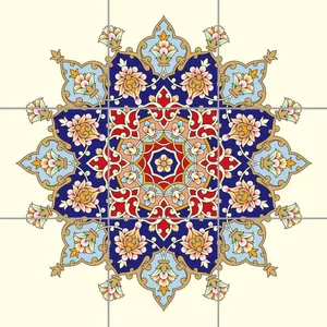 تایل سقفی مدل AZ33038 سایز 60*60 سانتی متر بسته 9 عددی 