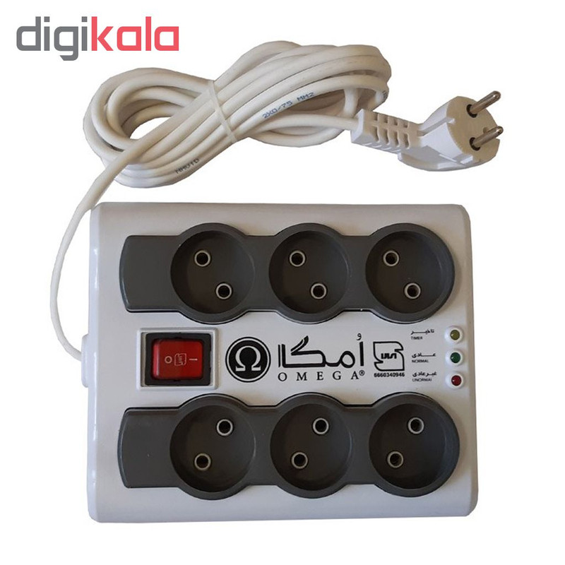 محافظ ولتاژ امگا مدل P6000 طول 3 متر محافظ ولتاژ امگا مدل P6000 طول 3 متر