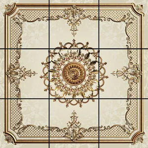تایل سقفی مدل AZ33049 سایز 60*60 سانتی متر بسته 9 عددی 