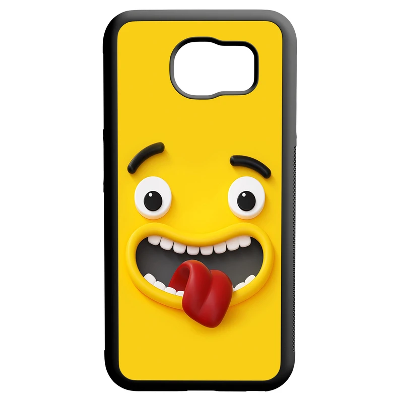 کاور طرح شکلک کد 1105409126 مناسب برای گوشی موبایل سامسونگ galaxy s6 edge