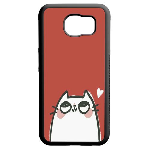کاور طرح گربه کد 1105409131 مناسب برای گوشی موبایل سامسونگ galaxy s6 edge