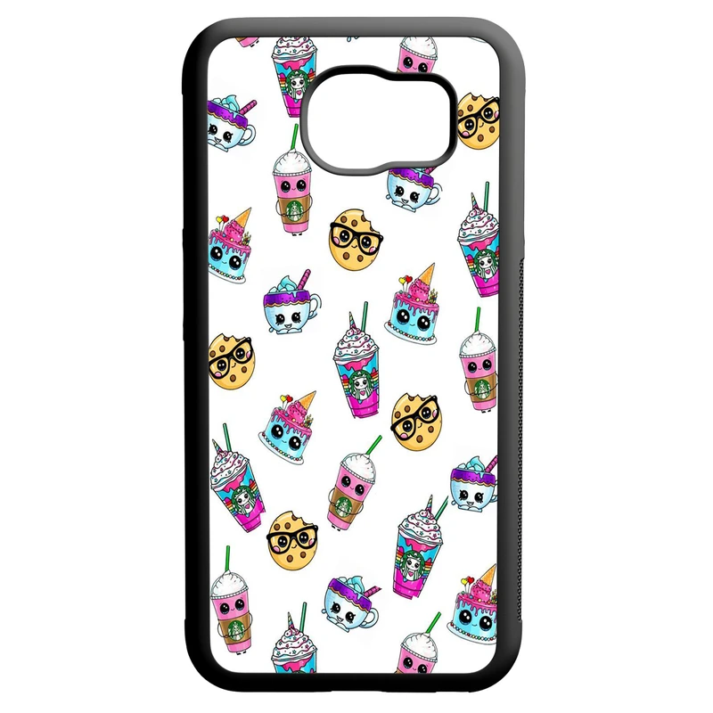 کاور طرح خوراکی کد 1105409130 مناسب برای گوشی موبایل سامسونگ galaxy s6 edge