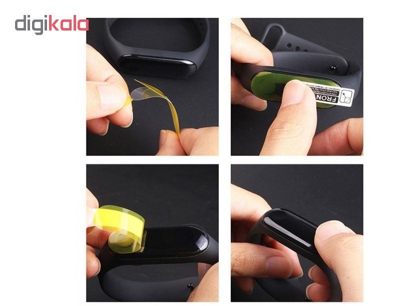 محافظ صفحه نمایش مدل mb4 مناسب برای مچ بند هوشمند شیائومی Mi Band 4 بسته 2 عددی