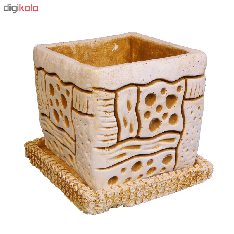 گلدان طرح مدل کاشی سنتی کد S1