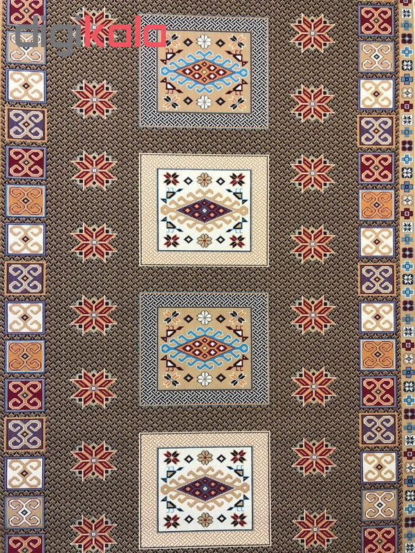 گليم ماشيني ستاره كوير يزد مدل sp-133