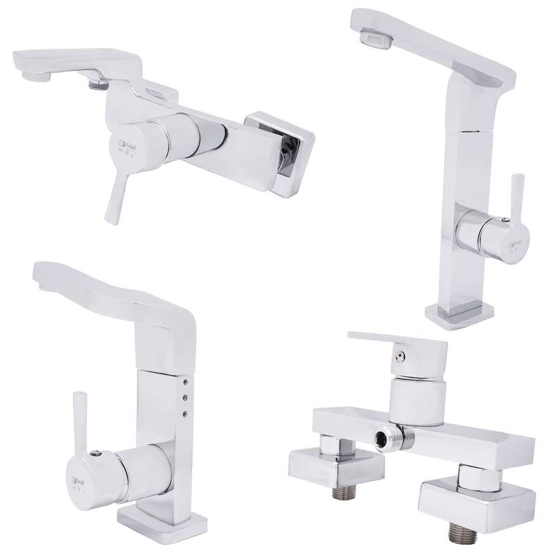 شیرآلات گلپانیک مدل بامبو کد A003 مجموعه 4 عددی