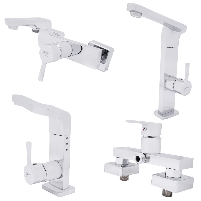 شیرآلات گلپانیک مدل بامبو کد A003 مجموعه 4 عددی