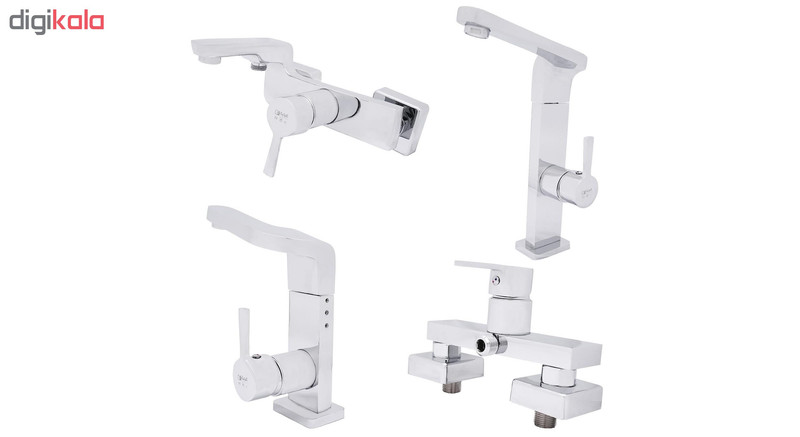 شیرآلات گلپانیک مدل بامبو کد A003 مجموعه 4 عددی