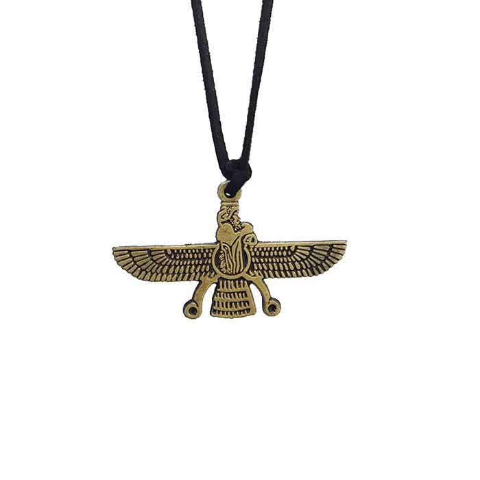 گردنبند مردانه طرح فروهر کد PE 1005