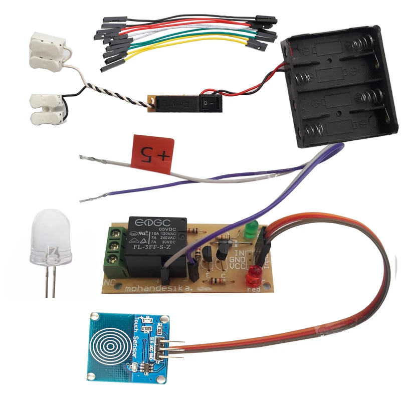 کیت آموزش الکترونیک مهندسیکا مدل ماژول حسگر لمسی خازنی Touch-02