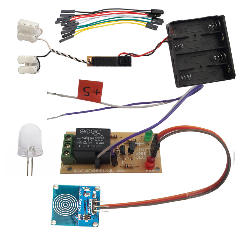 کیت آموزش الکترونیک مهندسیکا مدل ماژول حسگر لمسی خازنی Touch-02