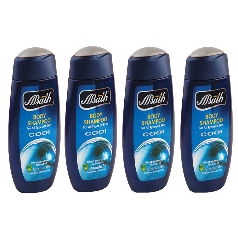 شامپو بدن بس مدل Cool حجم 280 میلی لیتر مجموعه 4 عددی