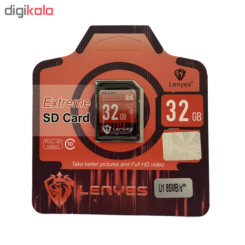کارت حافظه SDHC لنیز مدل M301 کلاس 10 استاندارد U1 سرعت 85MBps ظرفیت 32 گیگابایت