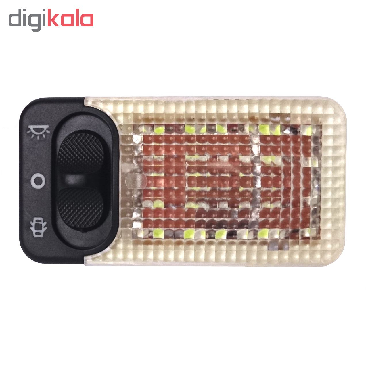 چراغ سقف خودرو مدل TS-301-IW مناسب برای پژو 206 و 207 و رانا